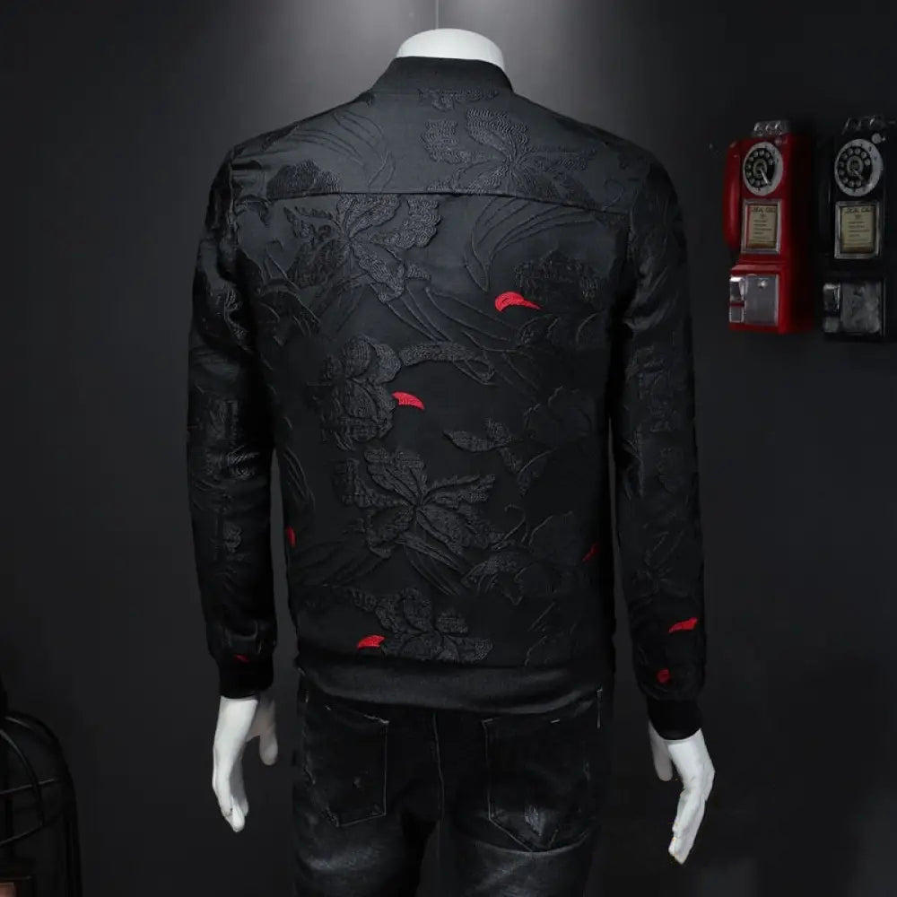 Jaqueta Masculina Alfa Business Bomber Preto - AlphaCode