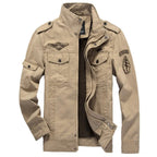Jaqueta Masculina Alpha Airforce Bege - AlphaCode