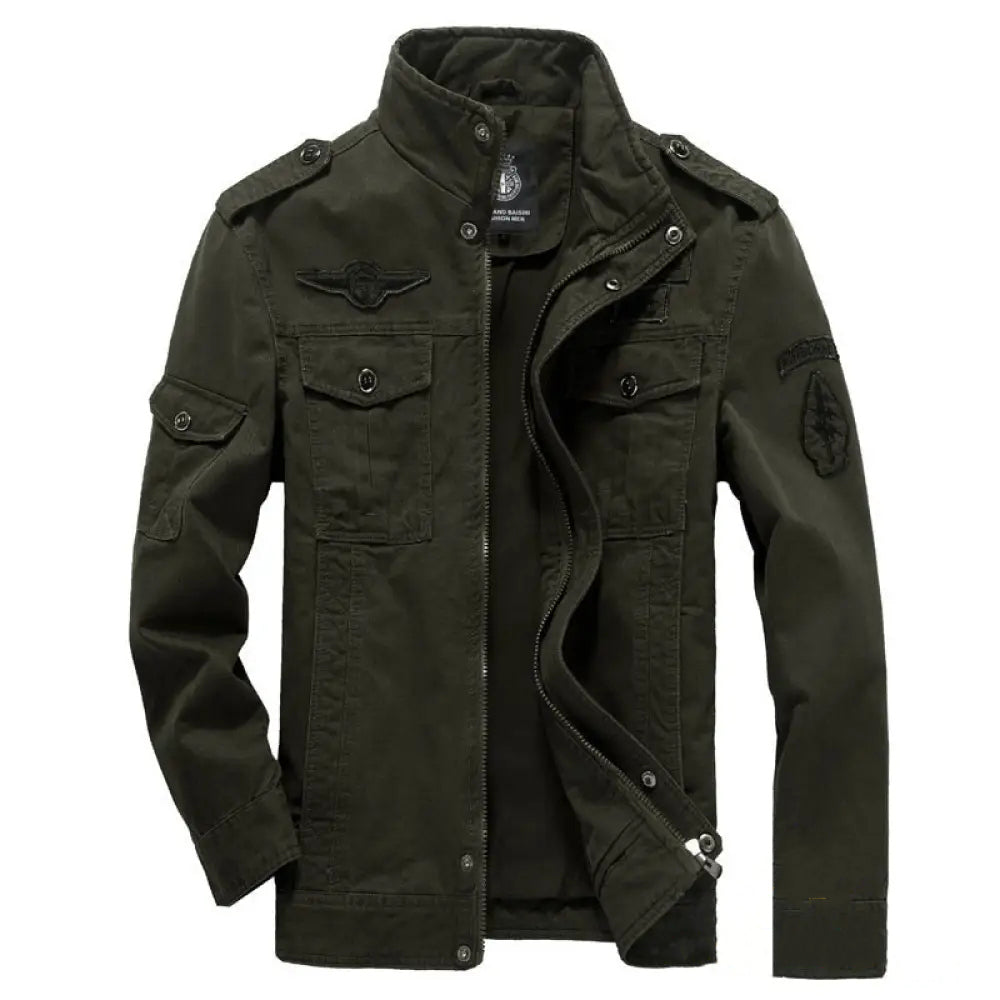 Jaqueta Masculina Alpha Airforce Bege - AlphaCode
