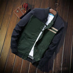 Jaqueta Masculina Alpha Baseball Marrom - AlphaCode