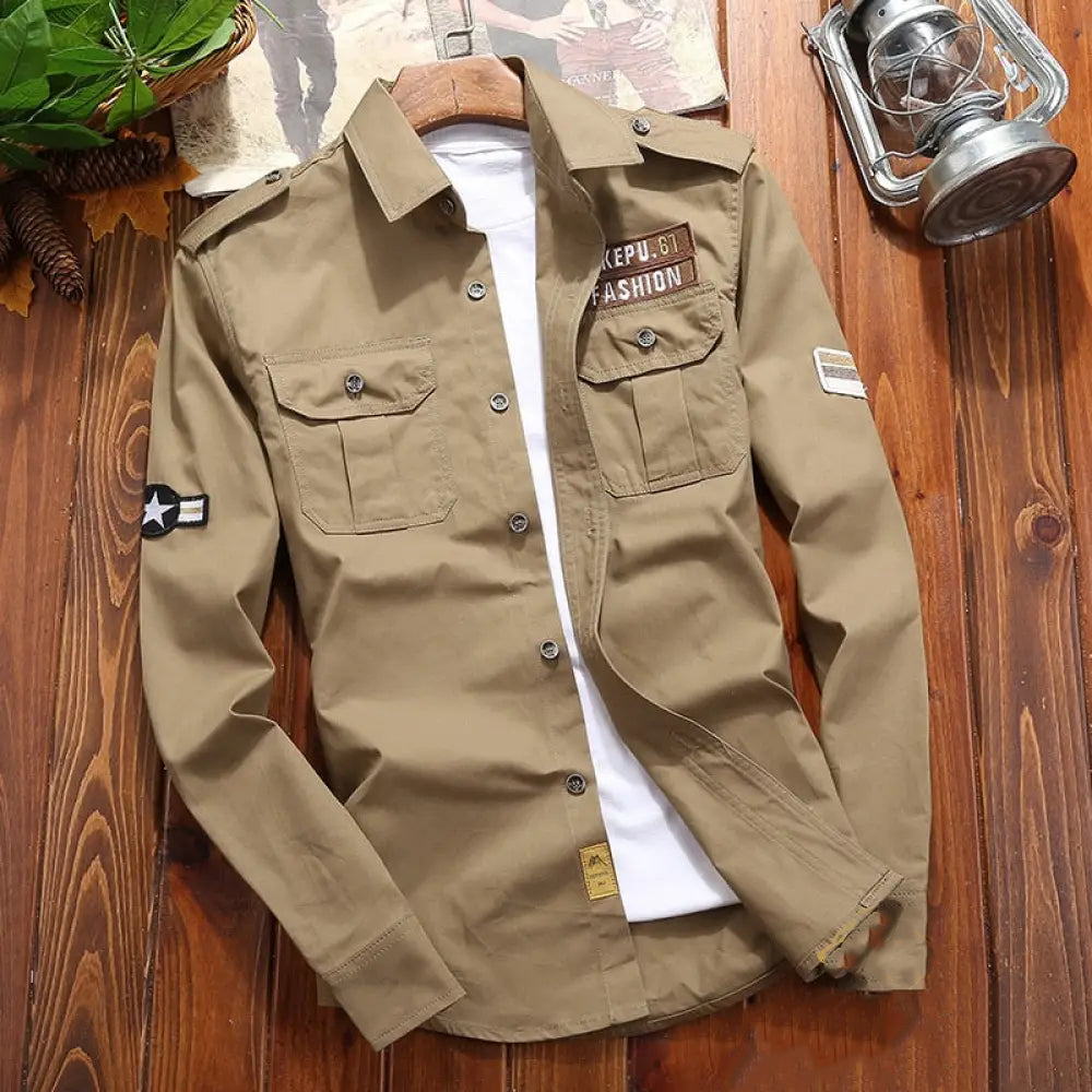 Jaqueta Masculina Alpha Military Azul - AlphaCode