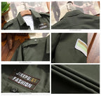 Jaqueta Masculina Alpha Military Azul - AlphaCode