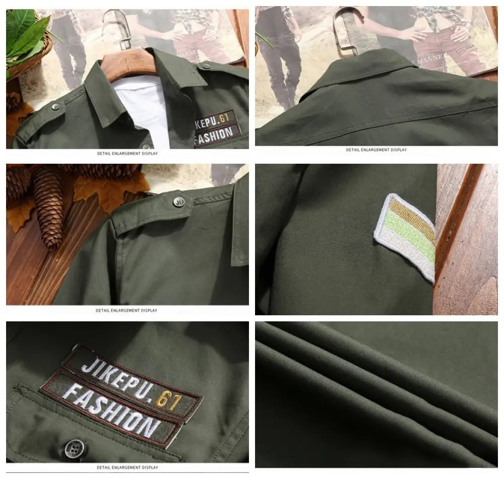 Jaqueta Masculina Alpha Military Azul - AlphaCode