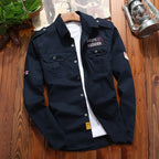 Jaqueta Masculina Alpha Military Bege - AlphaCode