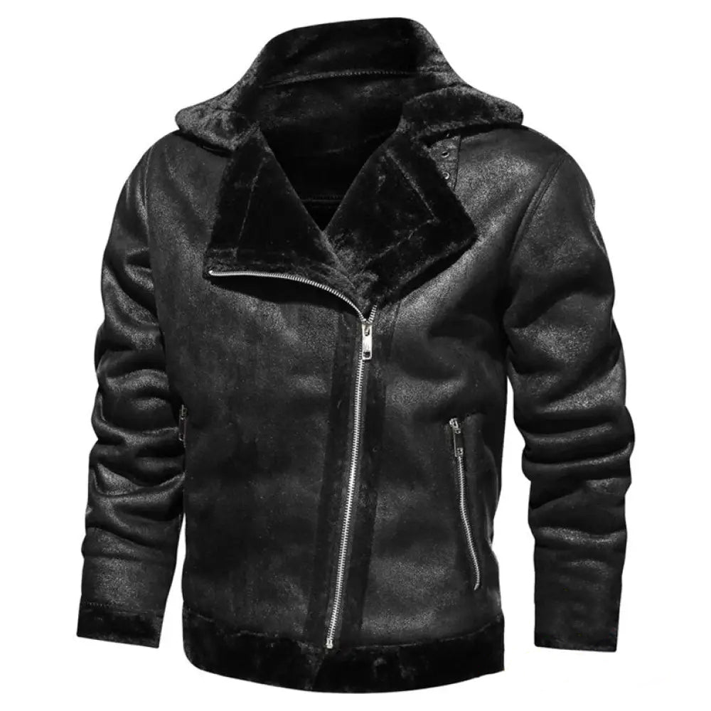Jaqueta Masculina Alpha Motorcycle Preto - AlphaCode