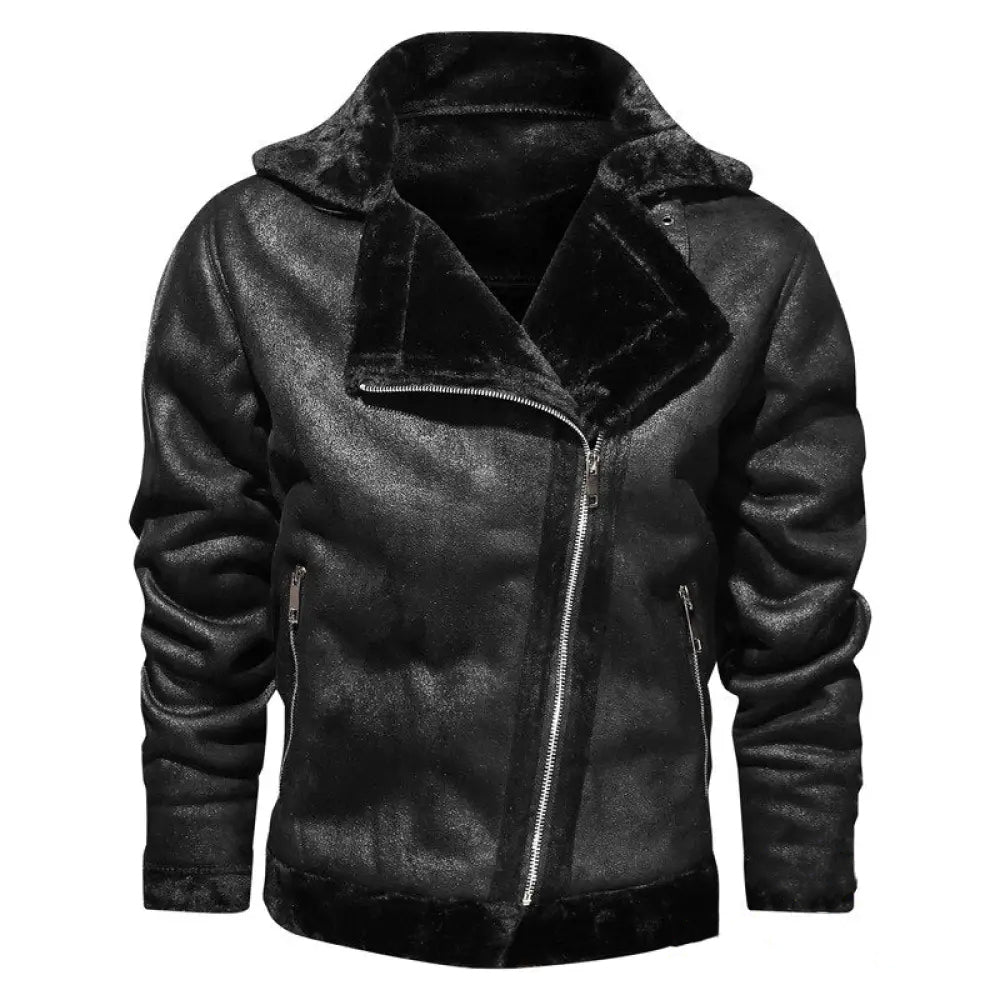 Jaqueta Masculina Alpha Motorcycle Preto - AlphaCode