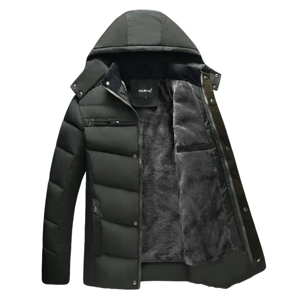 Jaqueta Masculina Alpha Overcoat Preto - AlphaCode