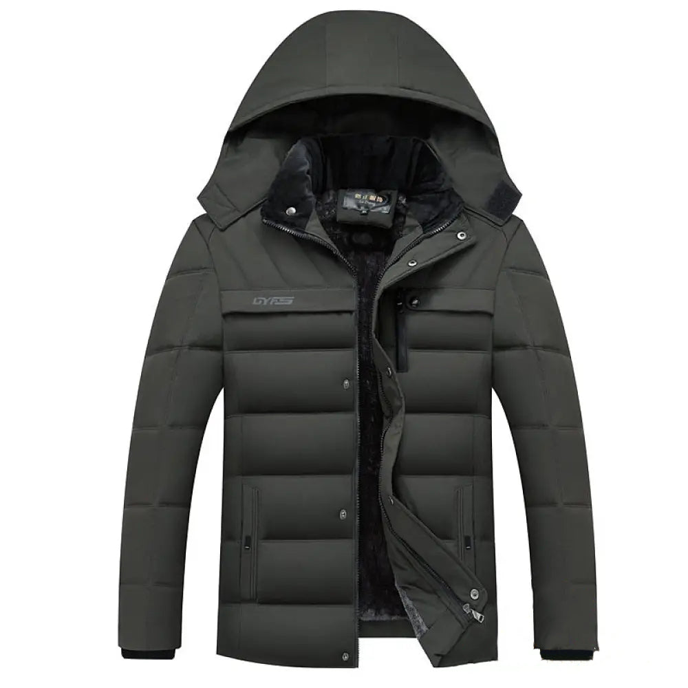 Jaqueta Masculina Alpha Overcoat Preto - AlphaCode