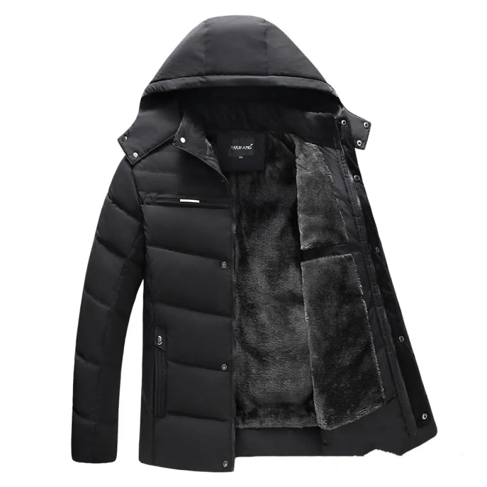 Jaqueta Masculina Alpha Overcoat Preto - AlphaCode