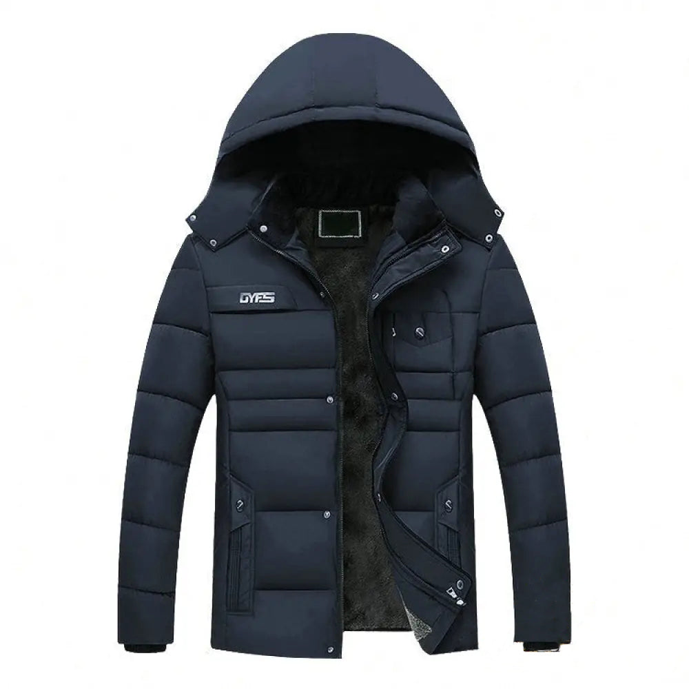 Jaqueta Masculina Alpha Overcoat Preto - AlphaCode