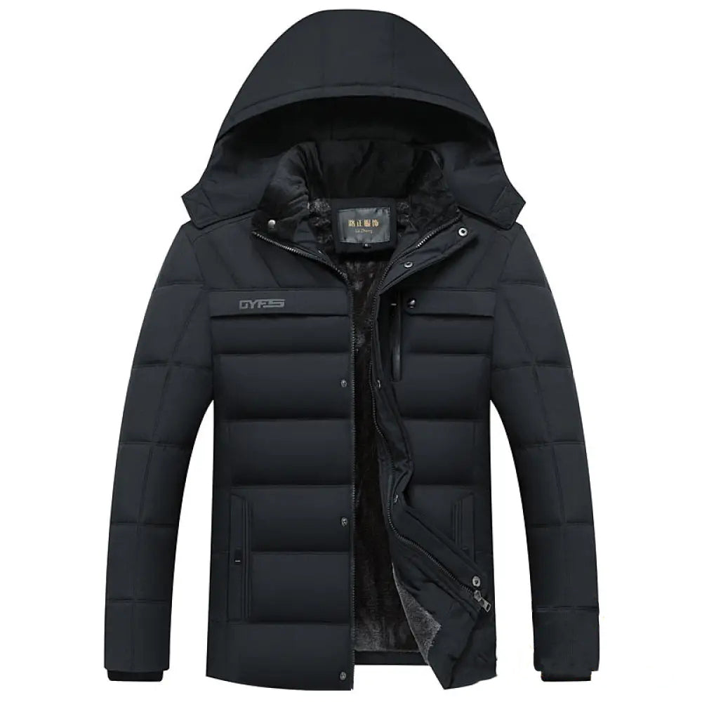 Jaqueta Masculina Alpha Overcoat Preto - AlphaCode