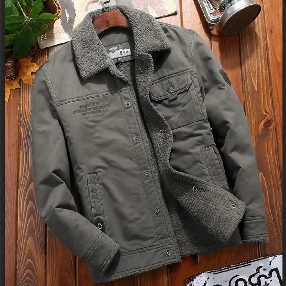 Jaqueta Masculina Alpha Parka Azul - AlphaCode