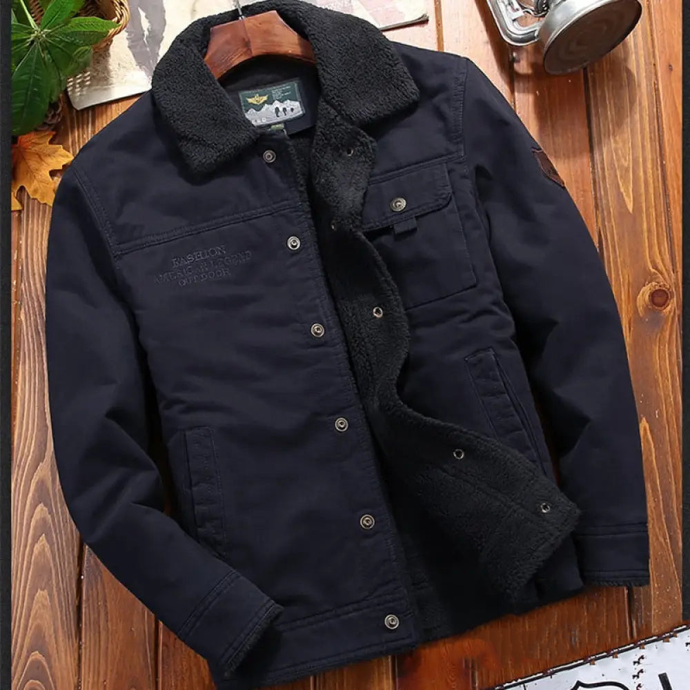 Jaqueta Masculina Alpha Parka Azul - AlphaCode