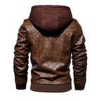 Jaqueta Masculina Couro Alpha Dever Marrom - AlphaCode