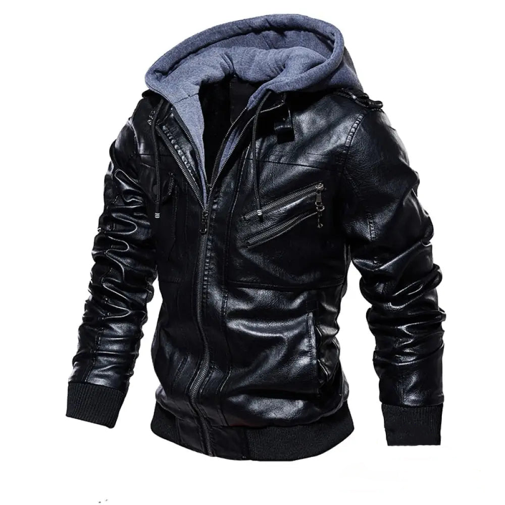Jaqueta Masculina Couro Alpha Dever Marrom - AlphaCode