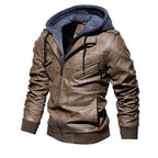 Jaqueta Masculina Couro Alpha Dever Marrom - AlphaCode