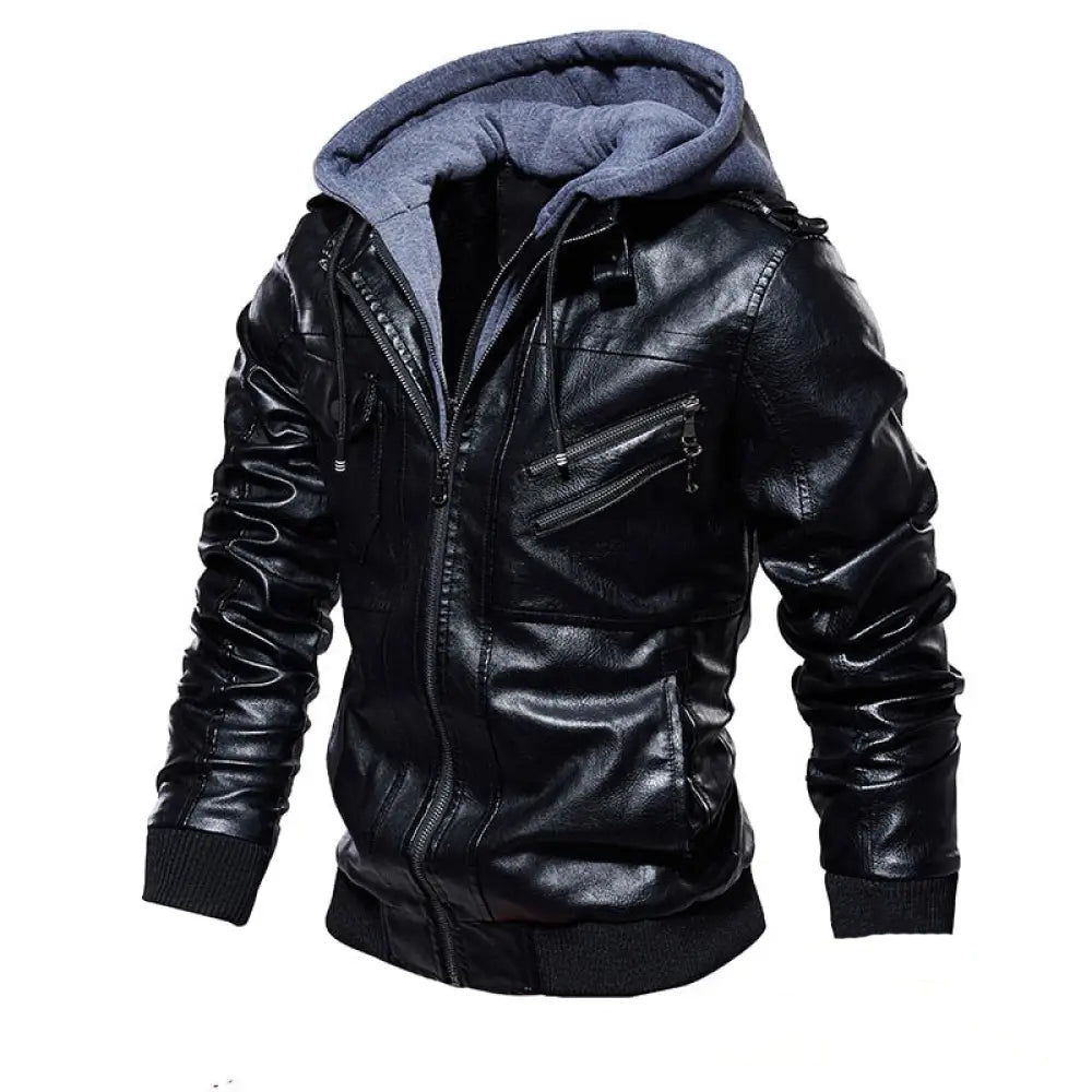 Jaqueta Masculina Couro Alpha Dever Marrom - AlphaCode