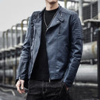 Jaqueta Masculina Couro Alpha Istambul Preto - AlphaCode