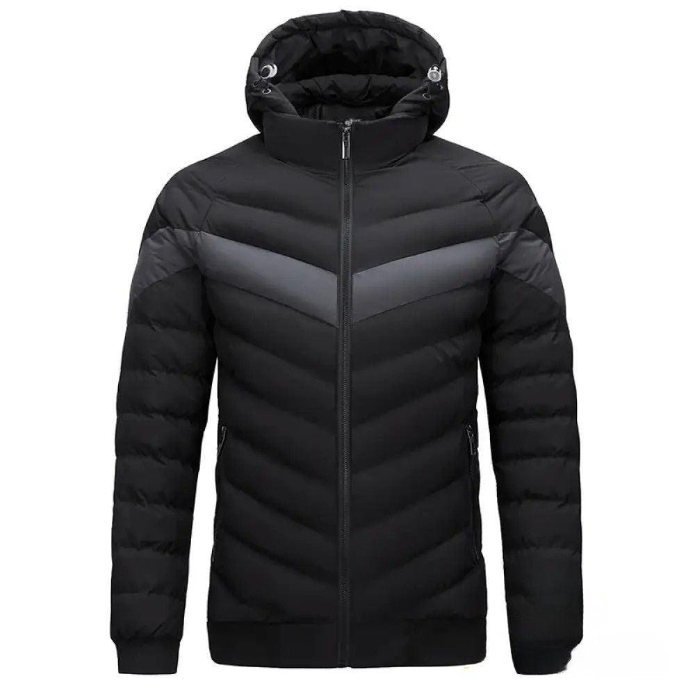 Jaqueta Puffer Alpha Brand Preto - AlphaCode