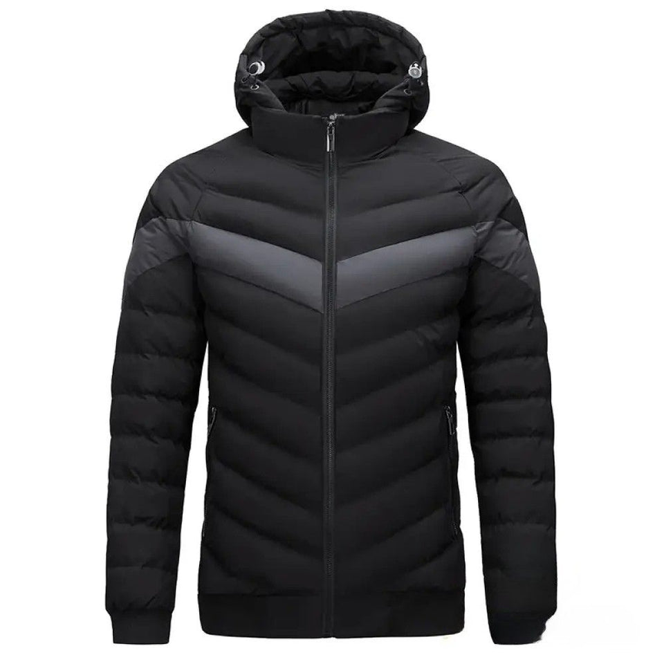 Jaqueta Puffer Alpha Brand Preto - AlphaCode