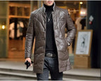 Jaqueta Sobretudo Masculino Classico Alpha Preto - AlphaCode