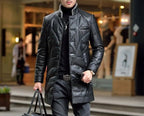Jaqueta Sobretudo Masculino Classico Alpha Preto - AlphaCode