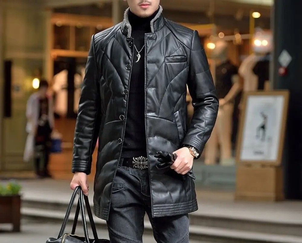Jaqueta Sobretudo Masculino Classico Alpha Preto - AlphaCode