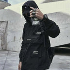 Jaqueta Streetwear Alpha Preto - AlphaCode