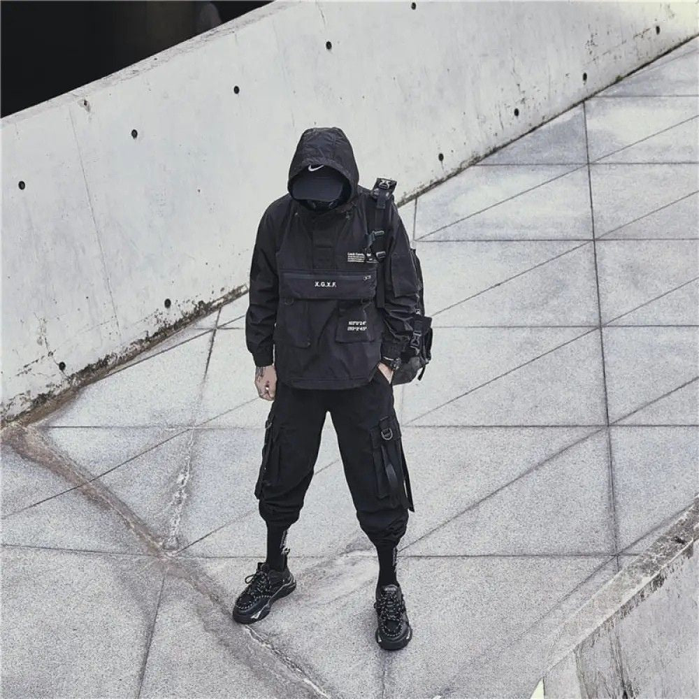 Jaqueta Streetwear Alpha Preto - AlphaCode