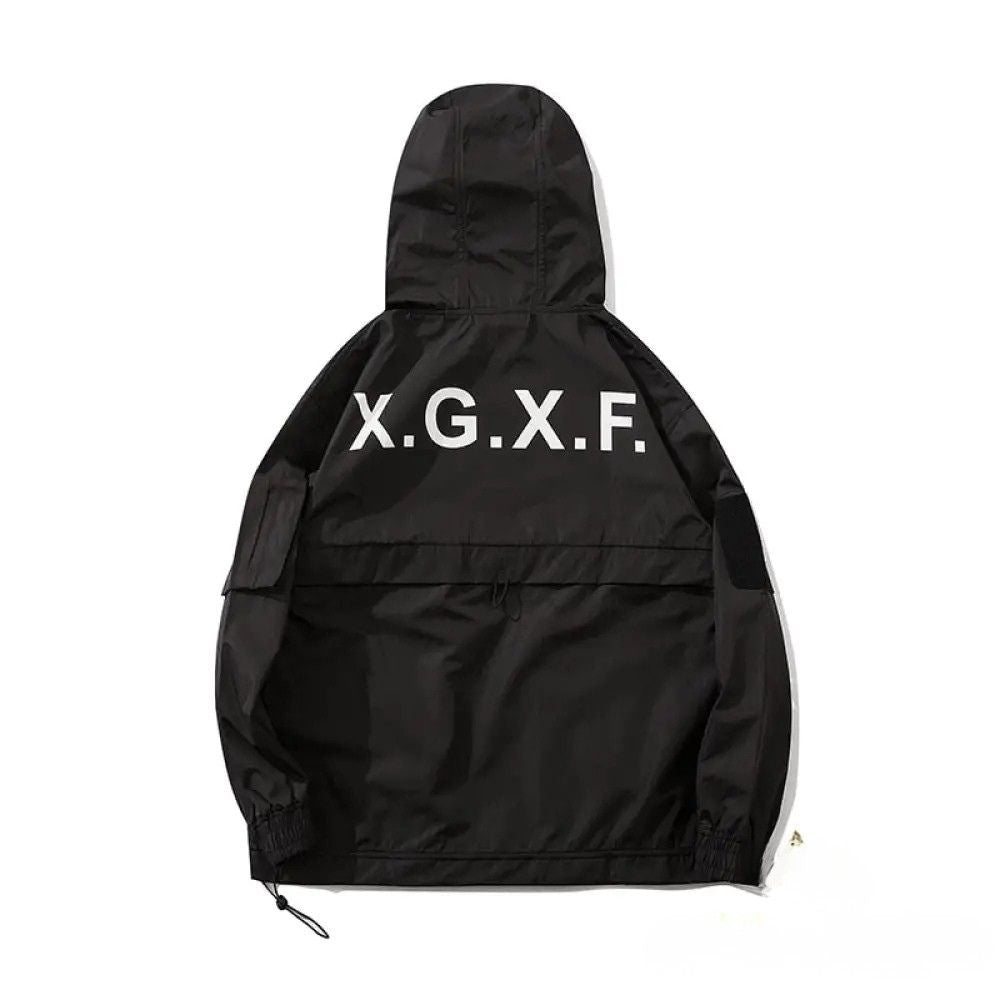 Jaqueta Streetwear Alpha Preto - AlphaCode