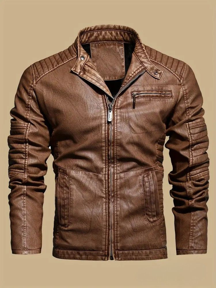 Jaqueta Vintage Rider Marrom - AlphaCode