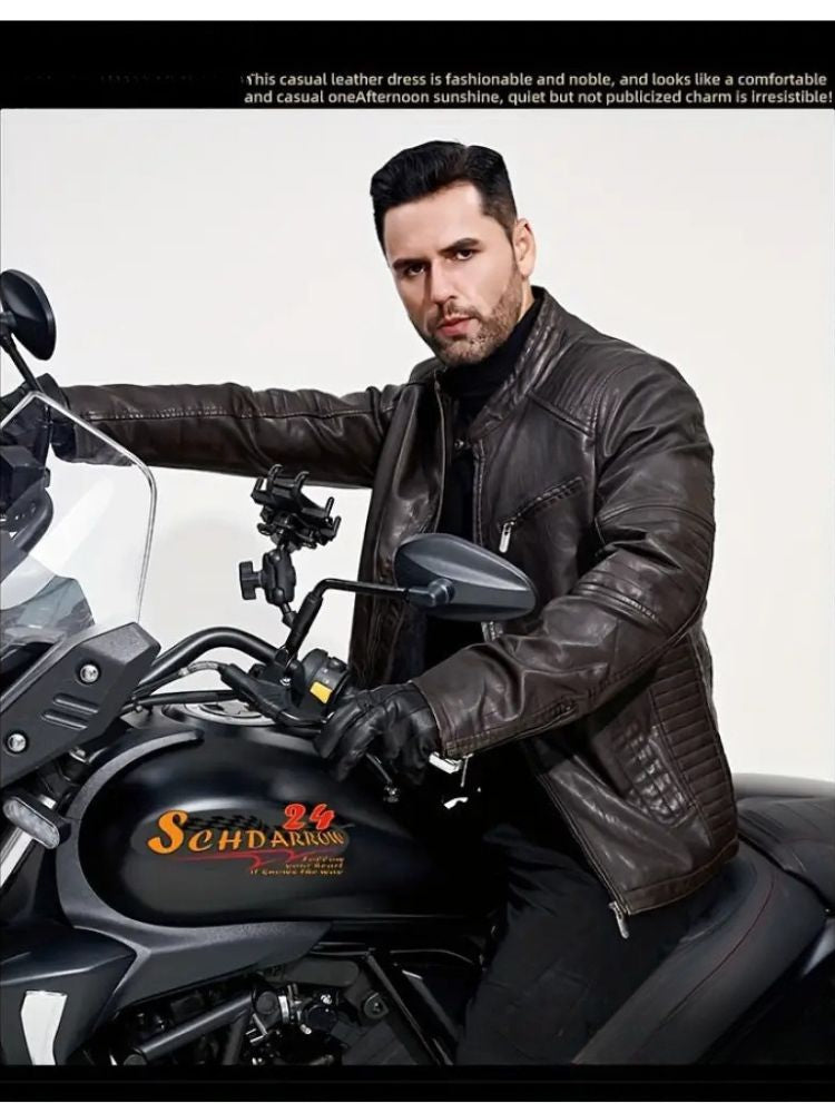 Jaqueta Vintage Rider Marrom - AlphaCode