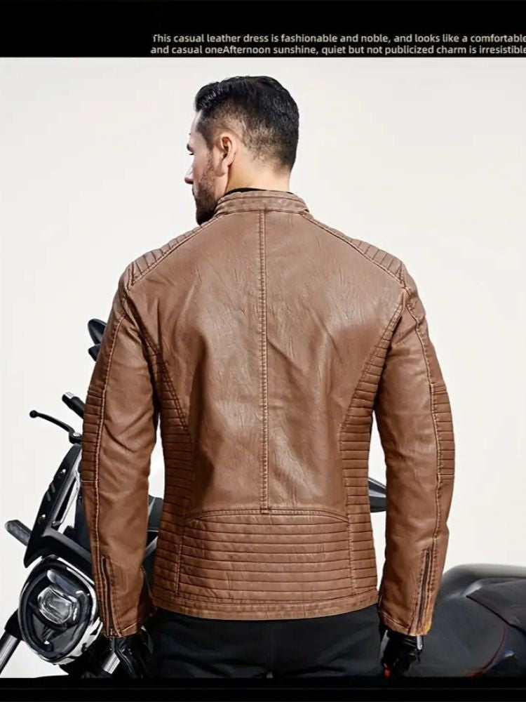 Jaqueta Vintage Rider Marrom - AlphaCode