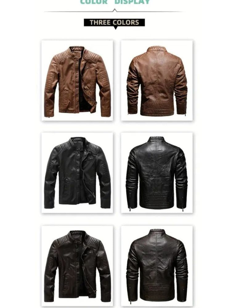 Jaqueta Vintage Rider Marrom - AlphaCode
