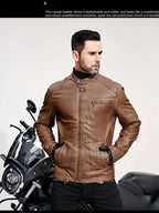 Jaqueta Vintage Rider Marrom - AlphaCode