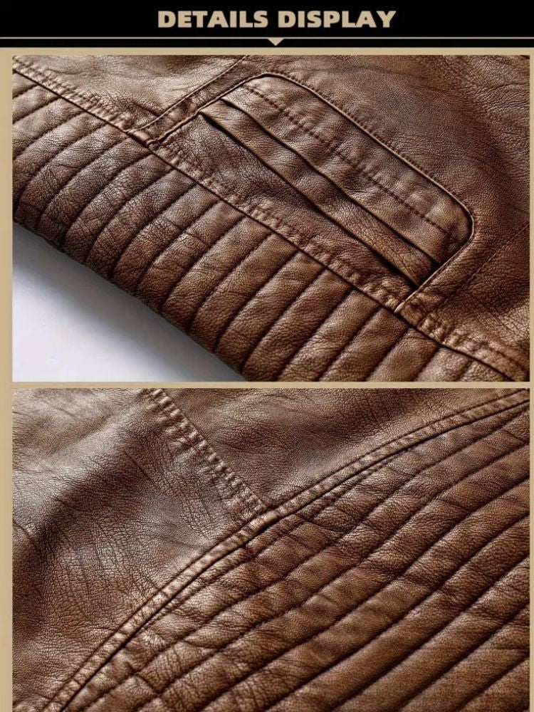 Jaqueta Vintage Rider Marrom - AlphaCode