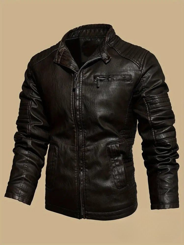 Jaqueta Vintage Rider Marrom - AlphaCode