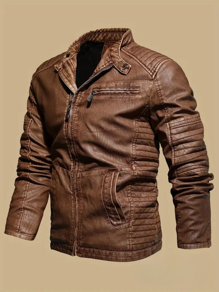 Jaqueta Vintage Rider Marrom - AlphaCode
