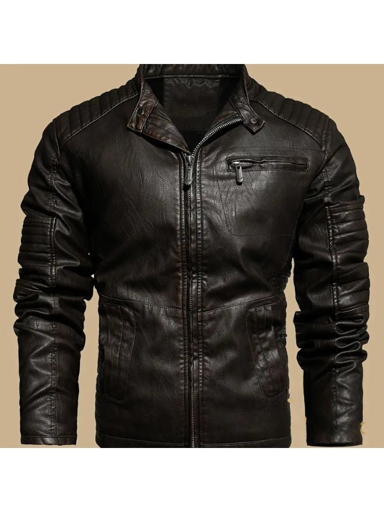 Jaqueta Vintage Rider Marrom - AlphaCode