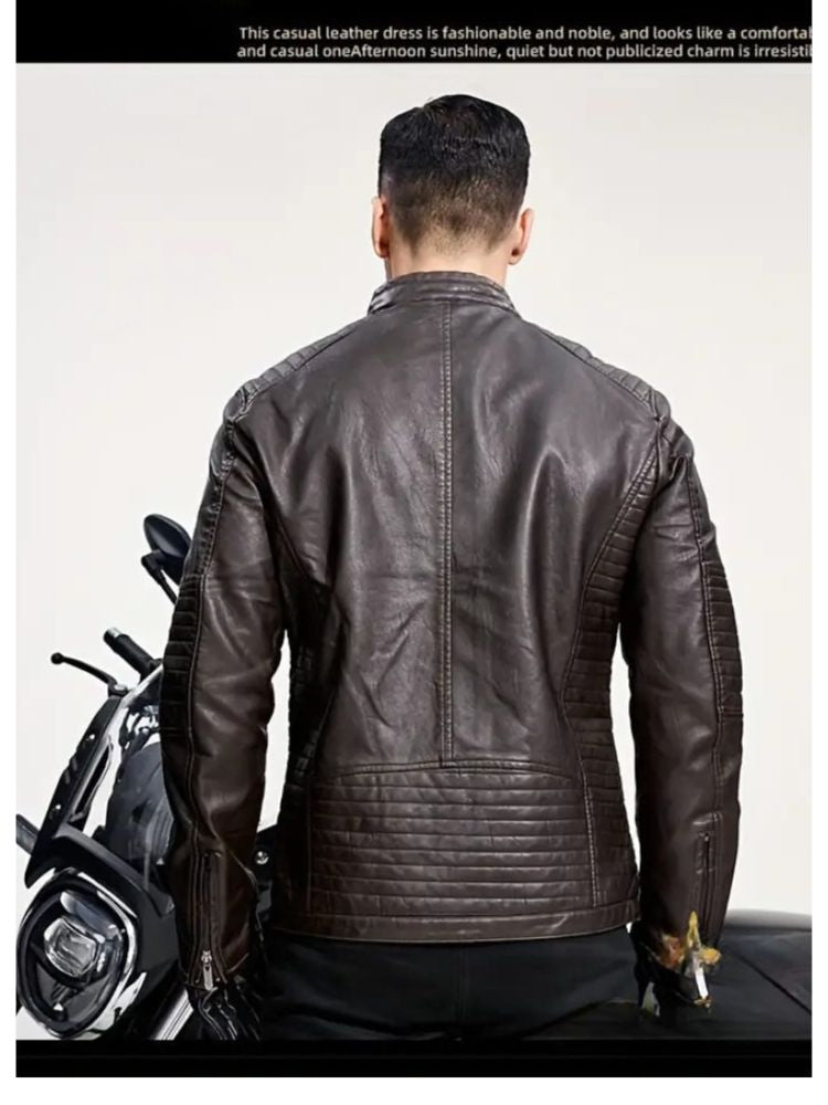 Jaqueta Vintage Rider Marrom - AlphaCode
