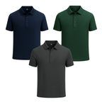Kit Camisa Polo Alpha Gelato Compre 1 Leve 3 Promocao Branco - AlphaCode