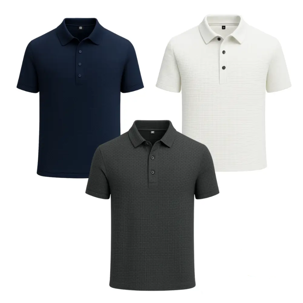 Kit Camisa Polo Alpha Gelato Compre 1 Leve 3 Promocao Branco - AlphaCode