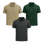 Kit Camisa Polo Alpha Gelato Compre 1 Leve 3 Promocao Branco - AlphaCode