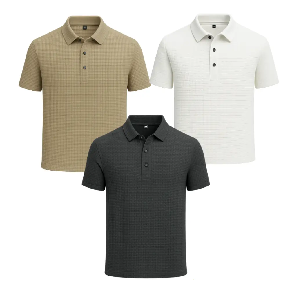 Kit Camisa Polo Alpha Gelato Compre 1 Leve 3 Promocao Branco - AlphaCode