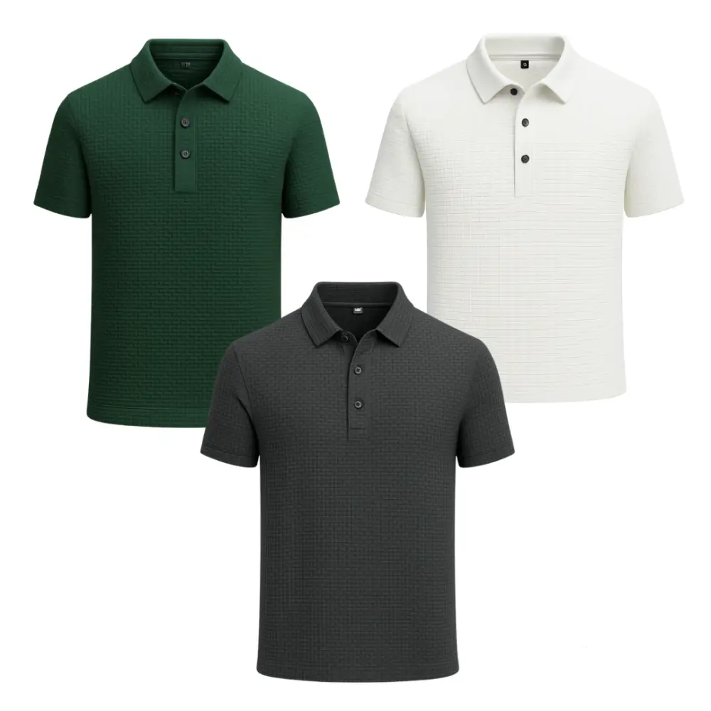 Kit Camisa Polo Alpha Gelato Compre 1 Leve 3 Promocao Branco - AlphaCode