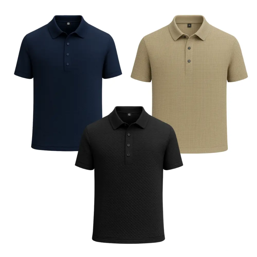 Kit Camisa Polo Alpha Gelato Compre 1 Leve 3 Promocao Branco - AlphaCode