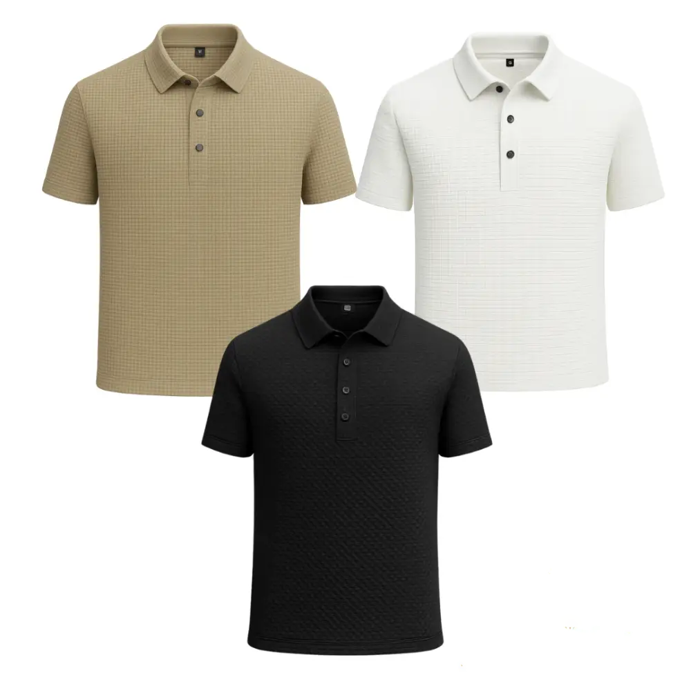 Kit Camisa Polo Alpha Gelato Compre 1 Leve 3 Promocao Branco - AlphaCode