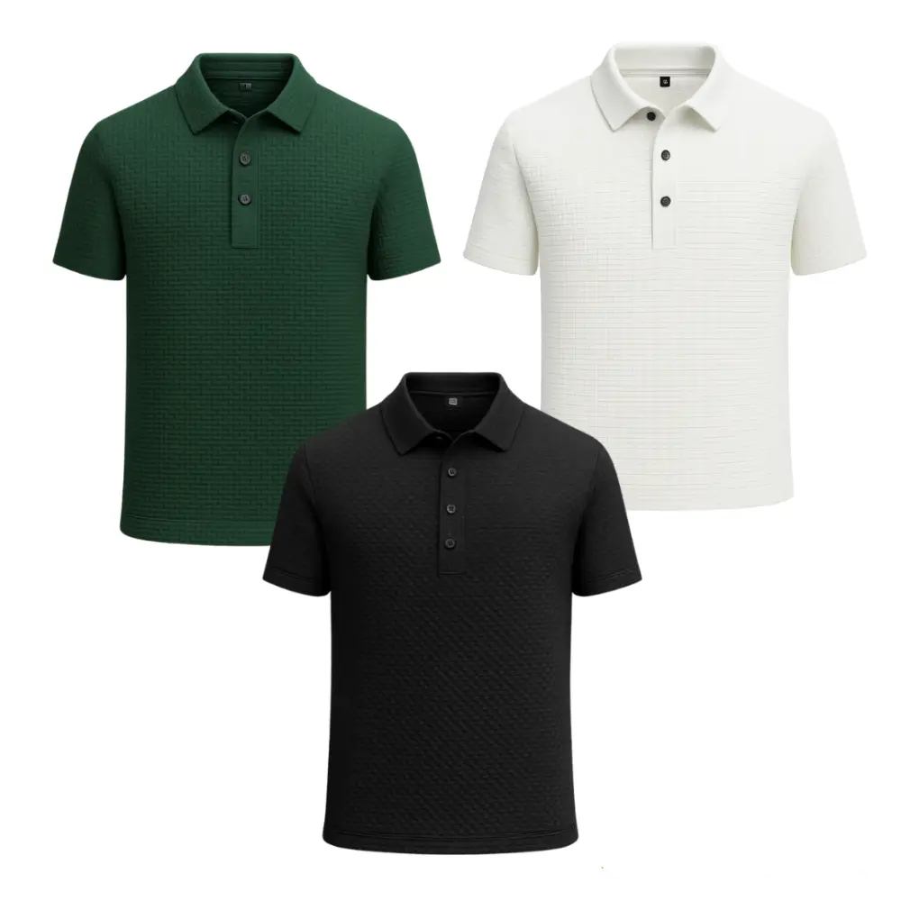 Kit Camisa Polo Alpha Gelato Compre 1 Leve 3 Promocao Branco - AlphaCode