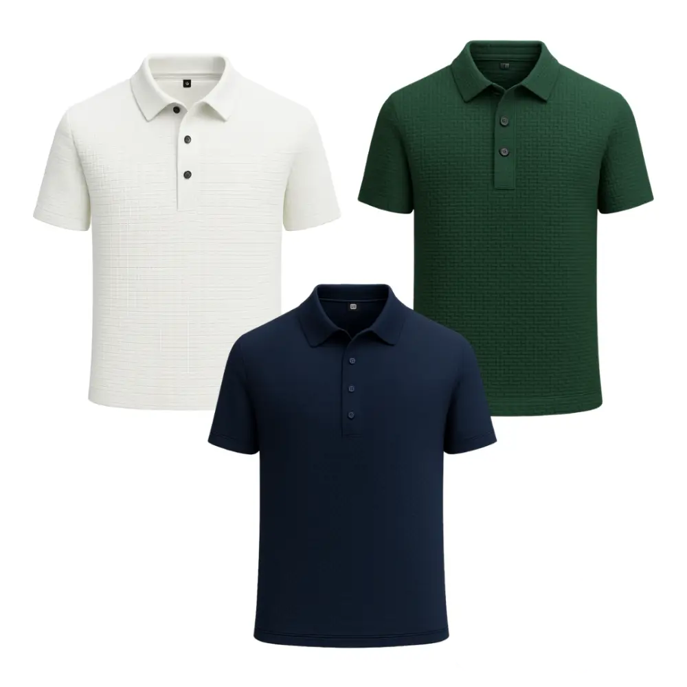 Kit Camisa Polo Alpha Gelato Compre 1 Leve 3 Promocao Branco - AlphaCode