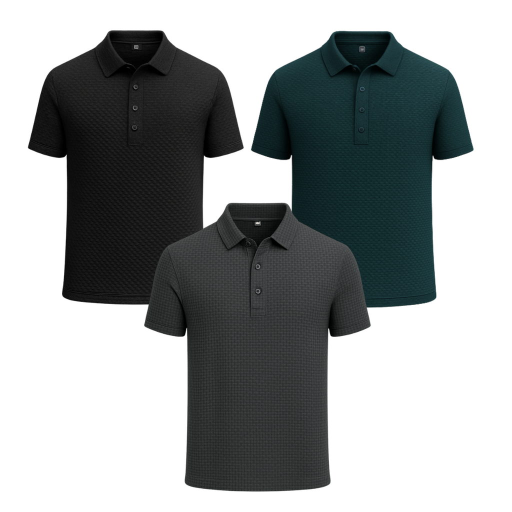 Kit Camisa Polo Alpha Gelato Compre 1 Leve 3 Promocao Branco - AlphaCode